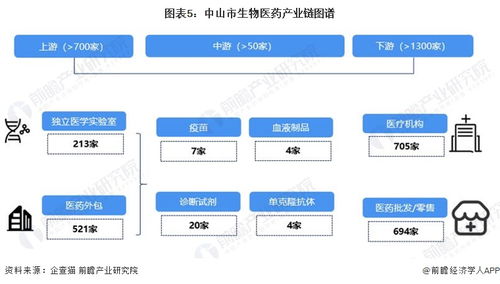 重磅 2023年中山市生物医药产业链全景图谱 附产业政策 产业链现状图谱 产业资源空间布局 产业链发展规划
